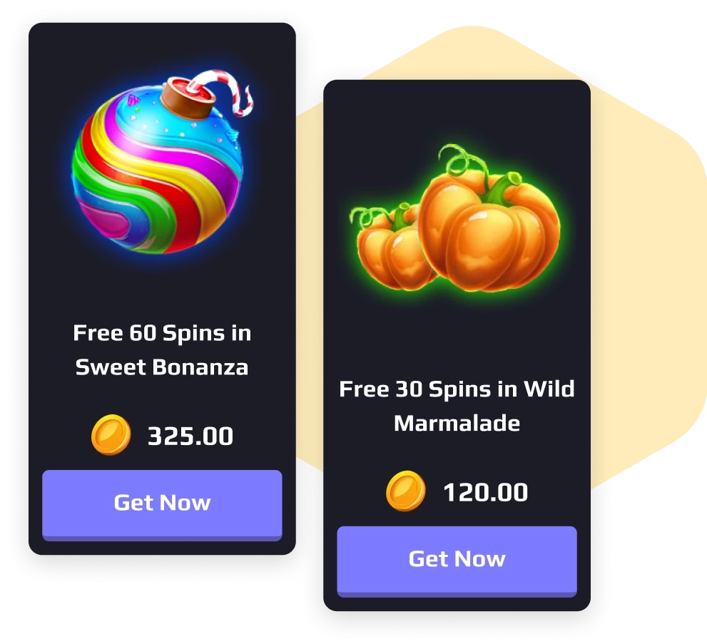 Reward shop spin cards